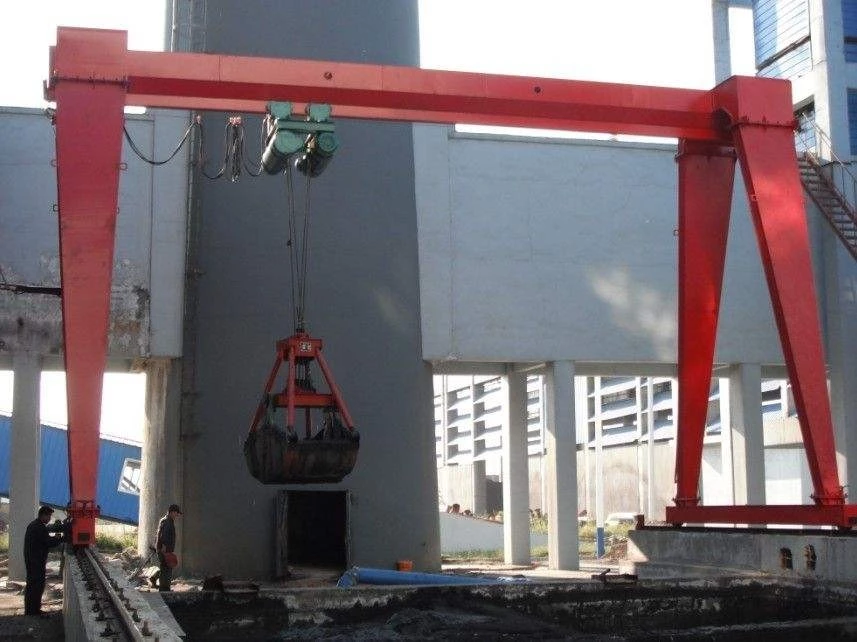20t single girder grab gantry crane