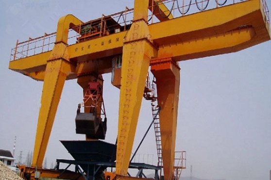 20t single girder grab gantry crane