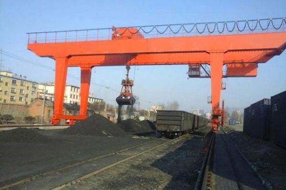 20t single girder grab gantry crane