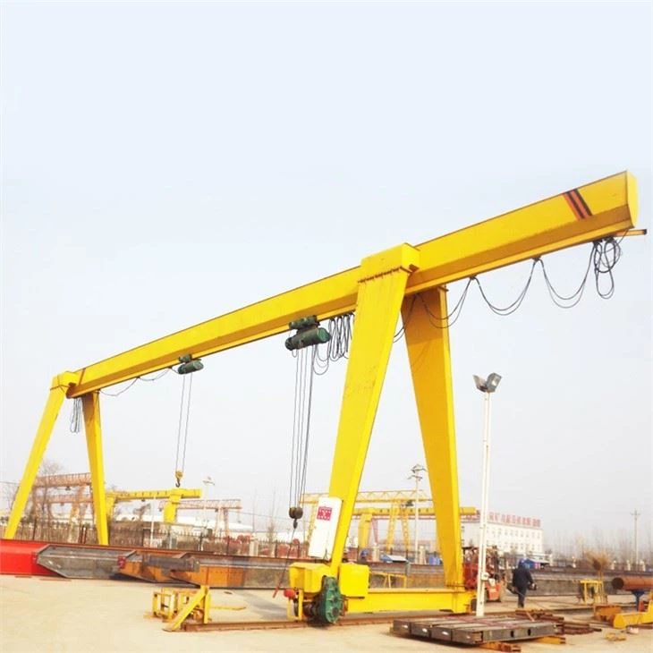 Single Girder Grab 10 Ton Gantry Crane For Sale