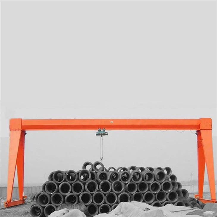 Single Girder Grab 10 Ton Gantry Crane For Sale