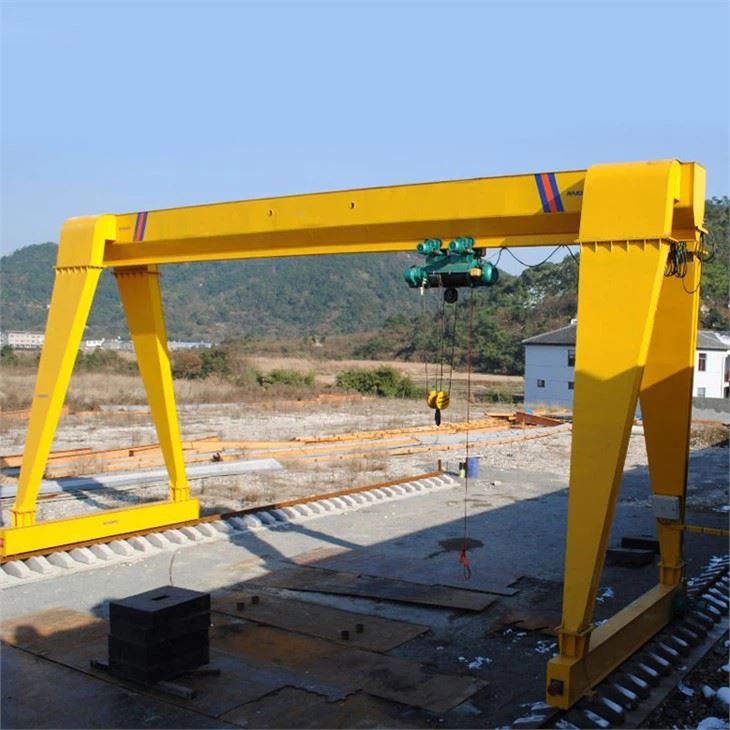 Single Girder Grab 10 Ton Gantry Crane For Sale