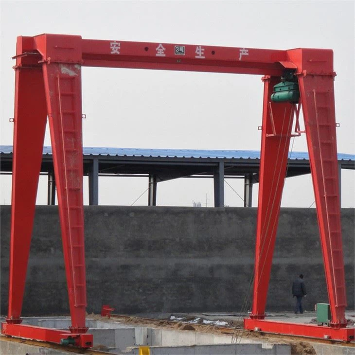 Single Girder Grab 10 Ton Gantry Crane For Sale